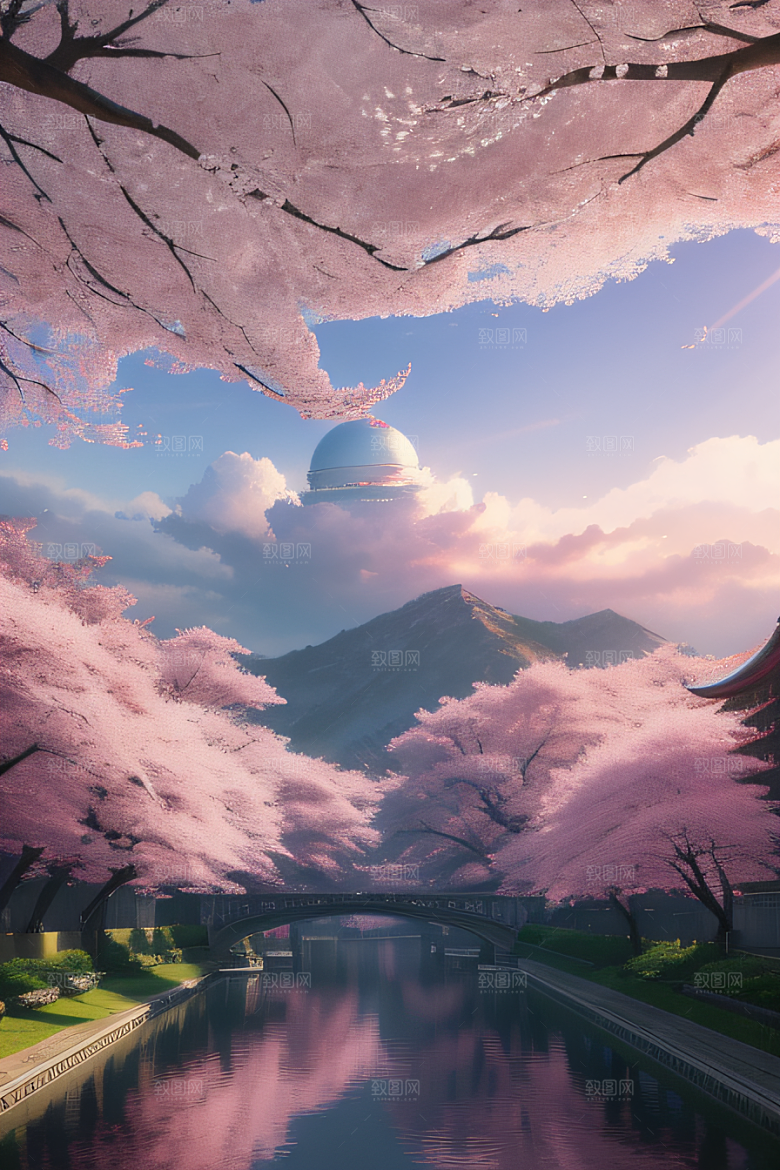 樱花梦幻云上皇家殿堂