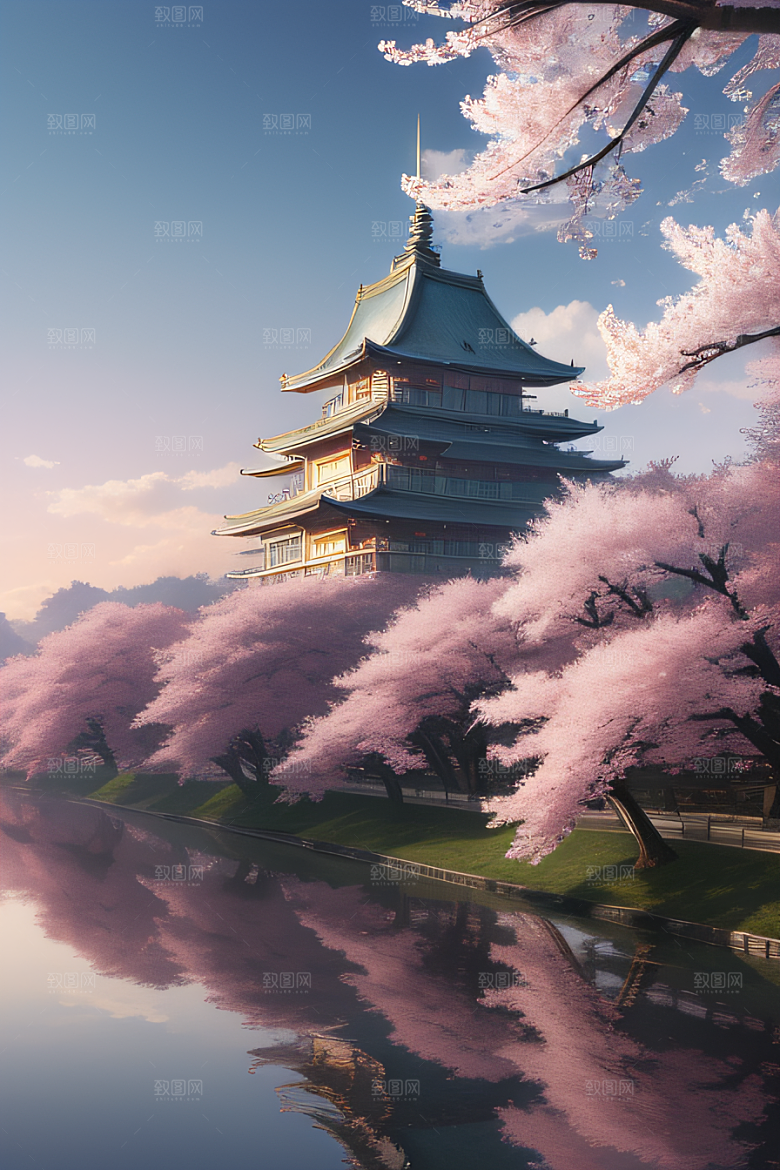 樱花梦幻云上皇家殿堂