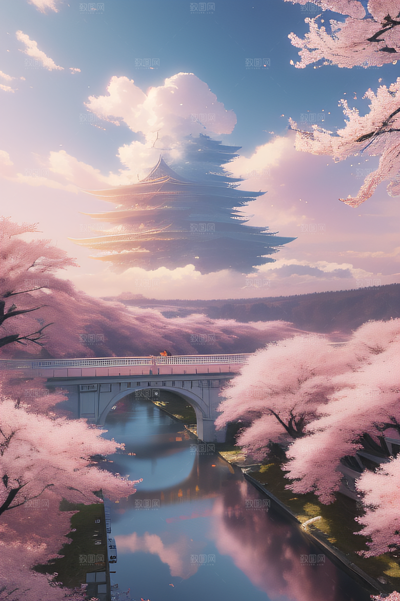樱花梦幻云上皇家殿堂