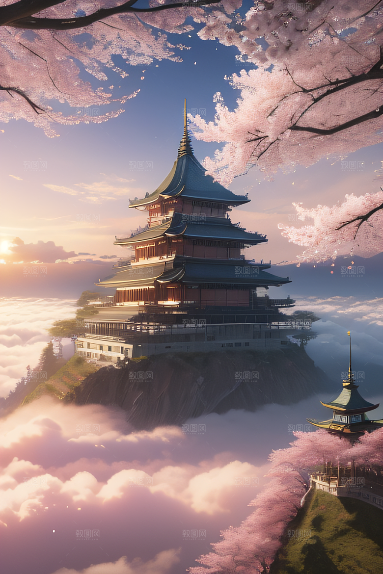 樱花梦幻云上皇家殿堂