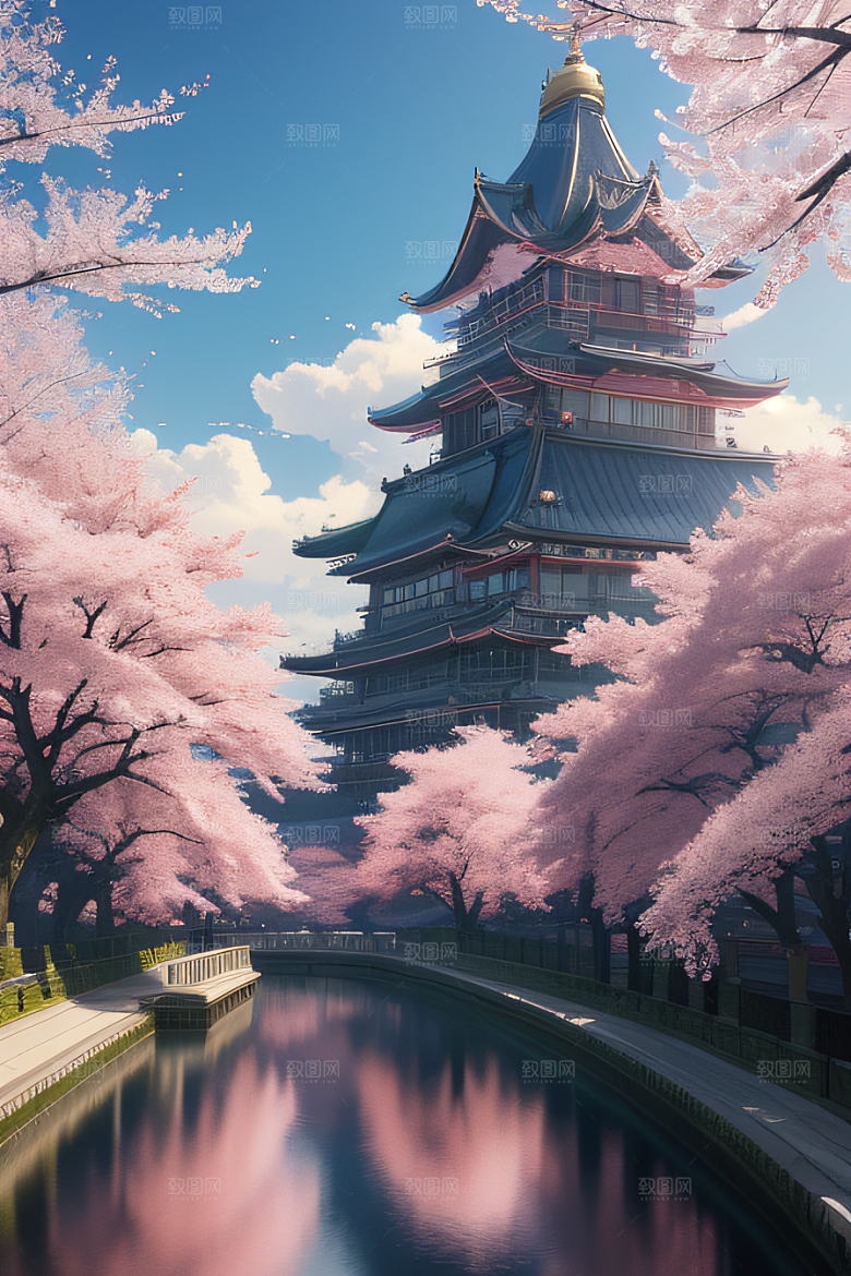 樱花梦幻云上皇家殿堂