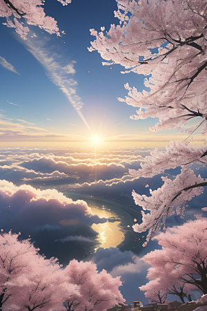 樱花梦幻云上皇家殿堂