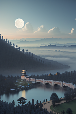 数字魔境梦幻非现实的塔吉马哈尔