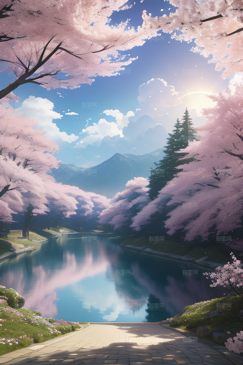 樱花梦幻云上皇家殿堂