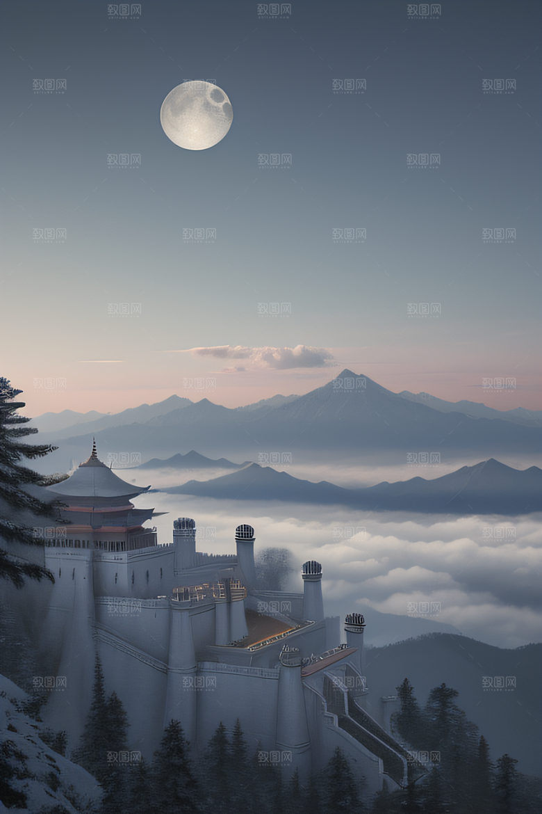 数字魔境梦幻非现实的塔吉马哈尔