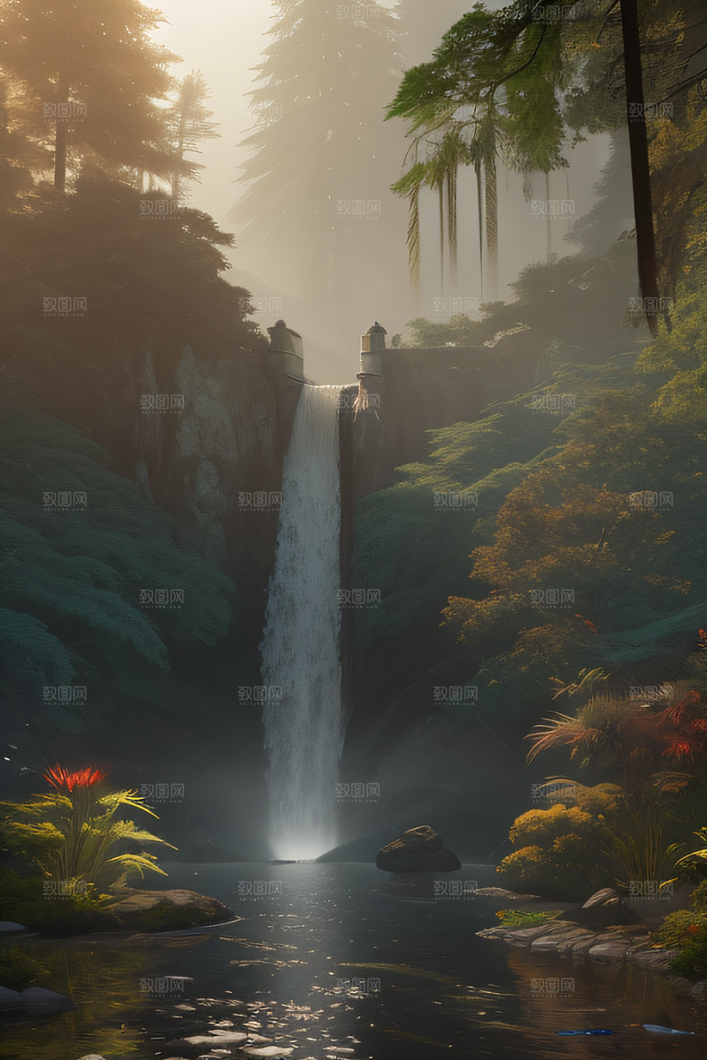 超写实细节描绘的玻璃宫殿