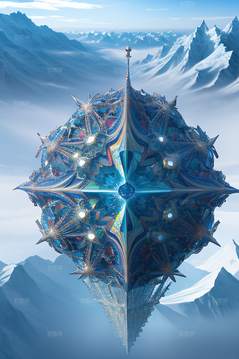 变幻水晶数字艺术之美