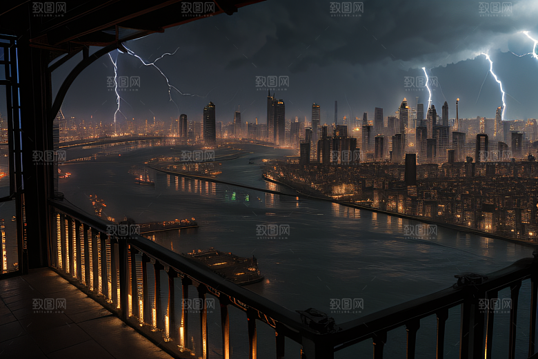 未来都市的挑战图案