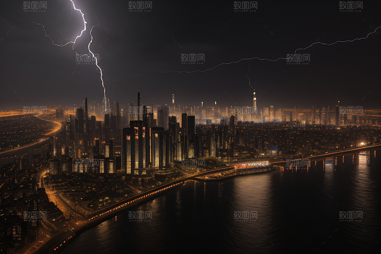 未来都市的挑战图案