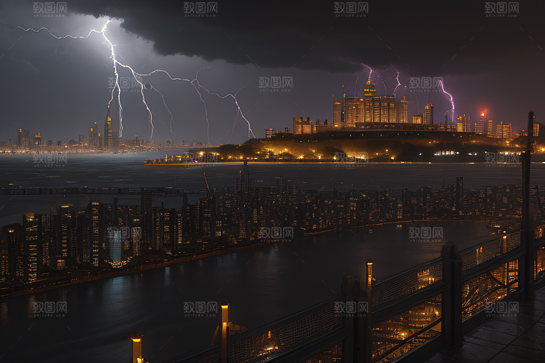 未来都市的挑战图案