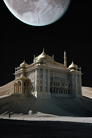 月球上的梦幻宫殿