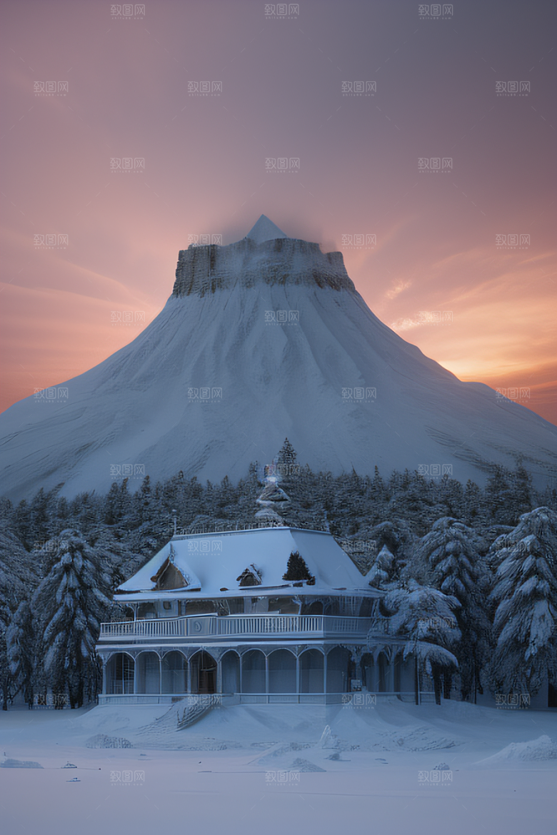 梦幻般的冰雪宫殿