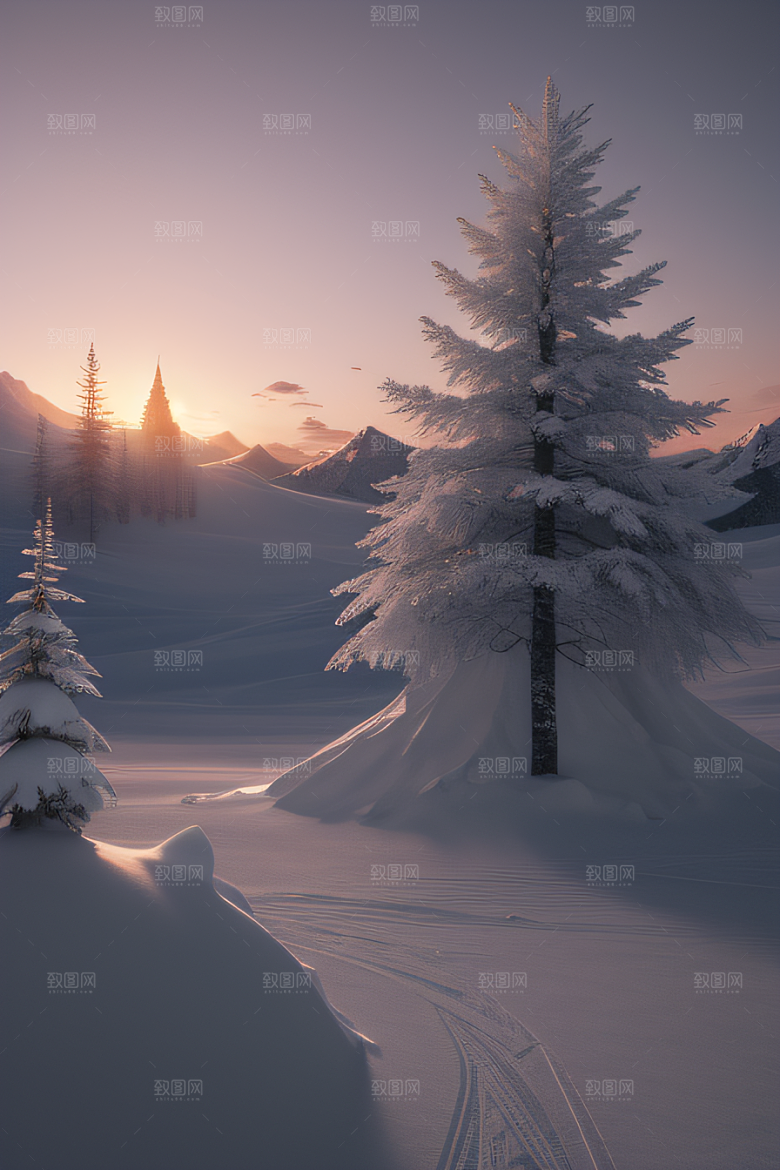 梦幻般的冰雪宫殿