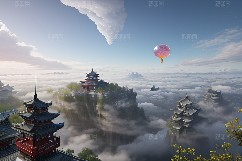 冰雪世界的壮丽景观