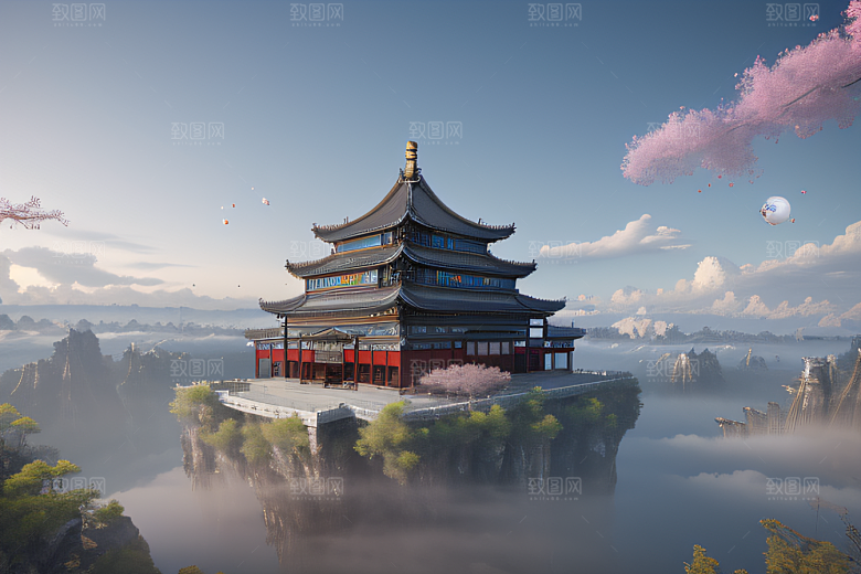 冰雪世界的壮丽景观