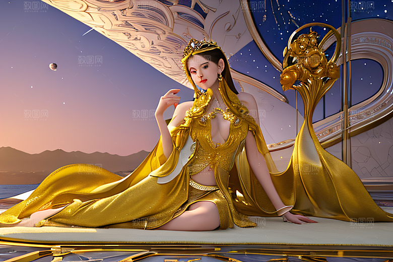 海洋奇观巨型玫瑰宫殿壮丽景色