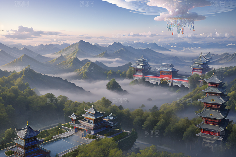 冰雪覆盖的电影场景