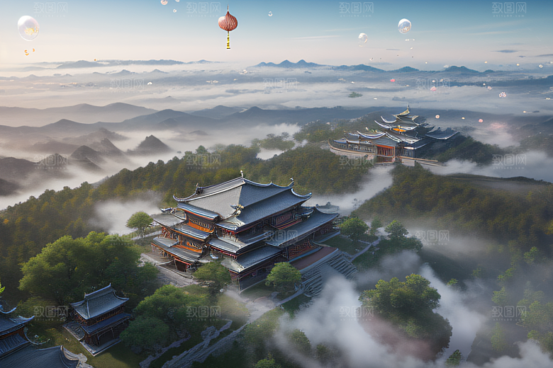 冰雪覆盖的电影场景