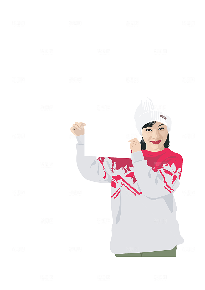 人物美女帅哥矢量素材