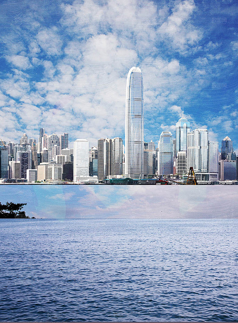 电影质感城市背景设计