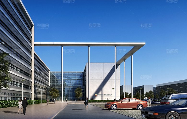 商业城市建筑效果图设计
