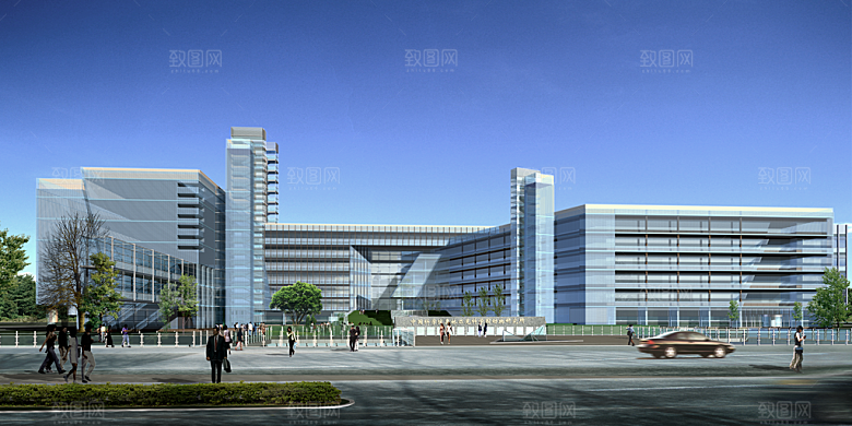 商业建筑psd效果设计图