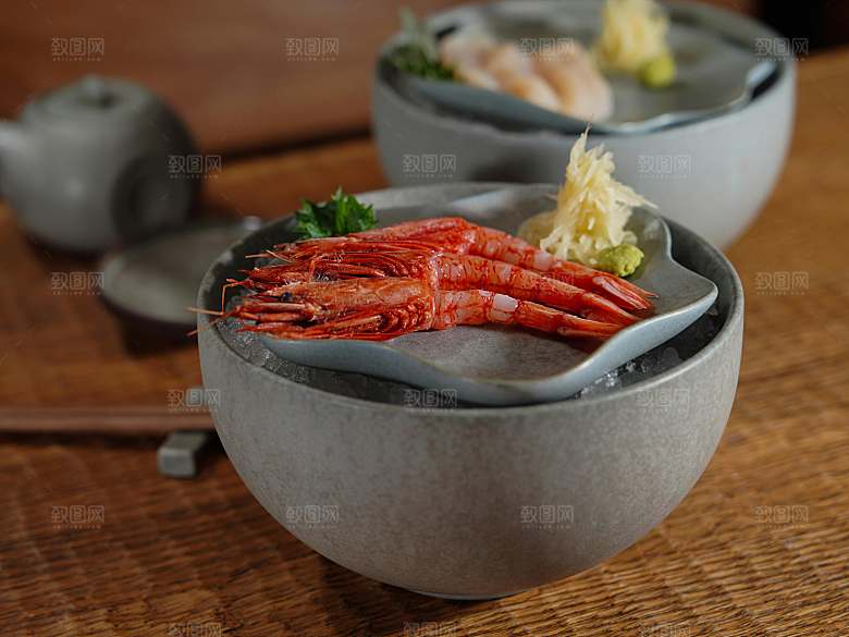 美食海鲜大虾摄影素材