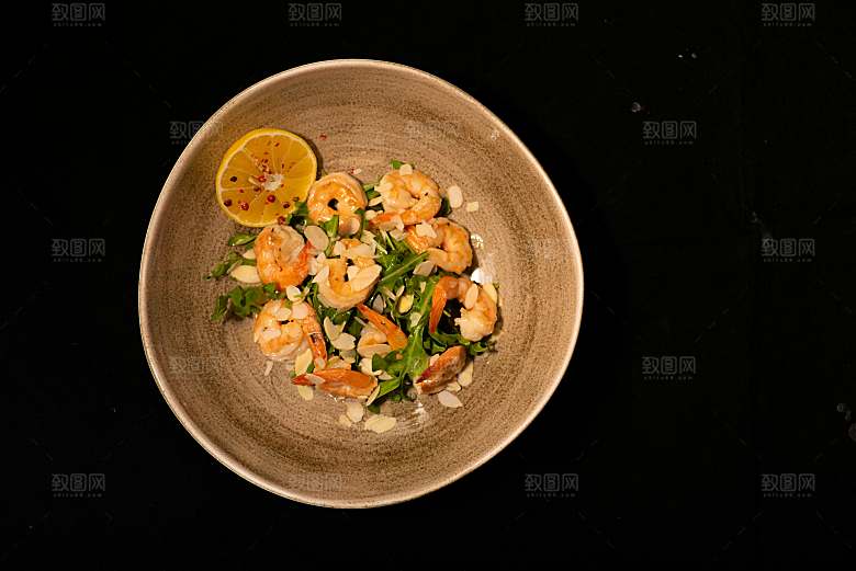美食海鲜大虾摄影素材
