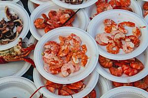 美食海鲜大虾摄影素材