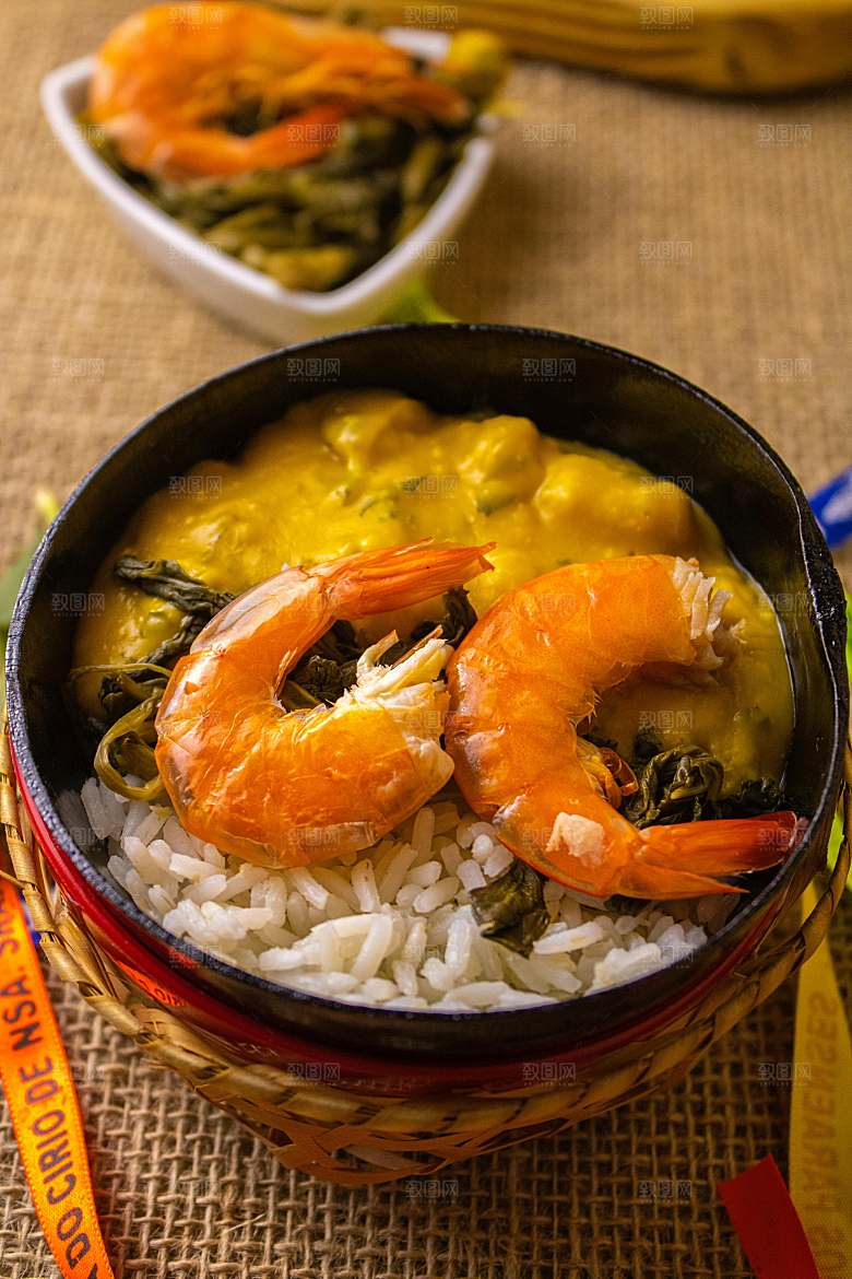 鲜虾菜品美食摄影