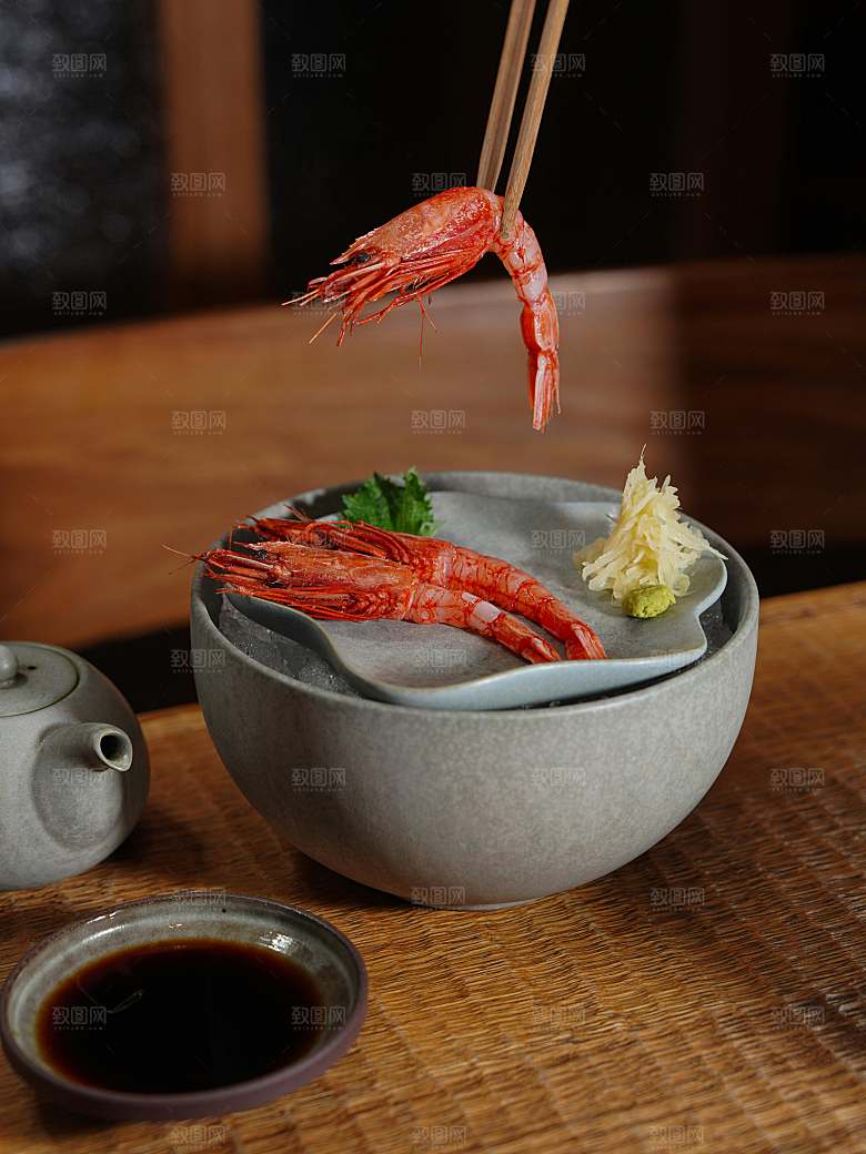 大虾鲜虾摄影素材