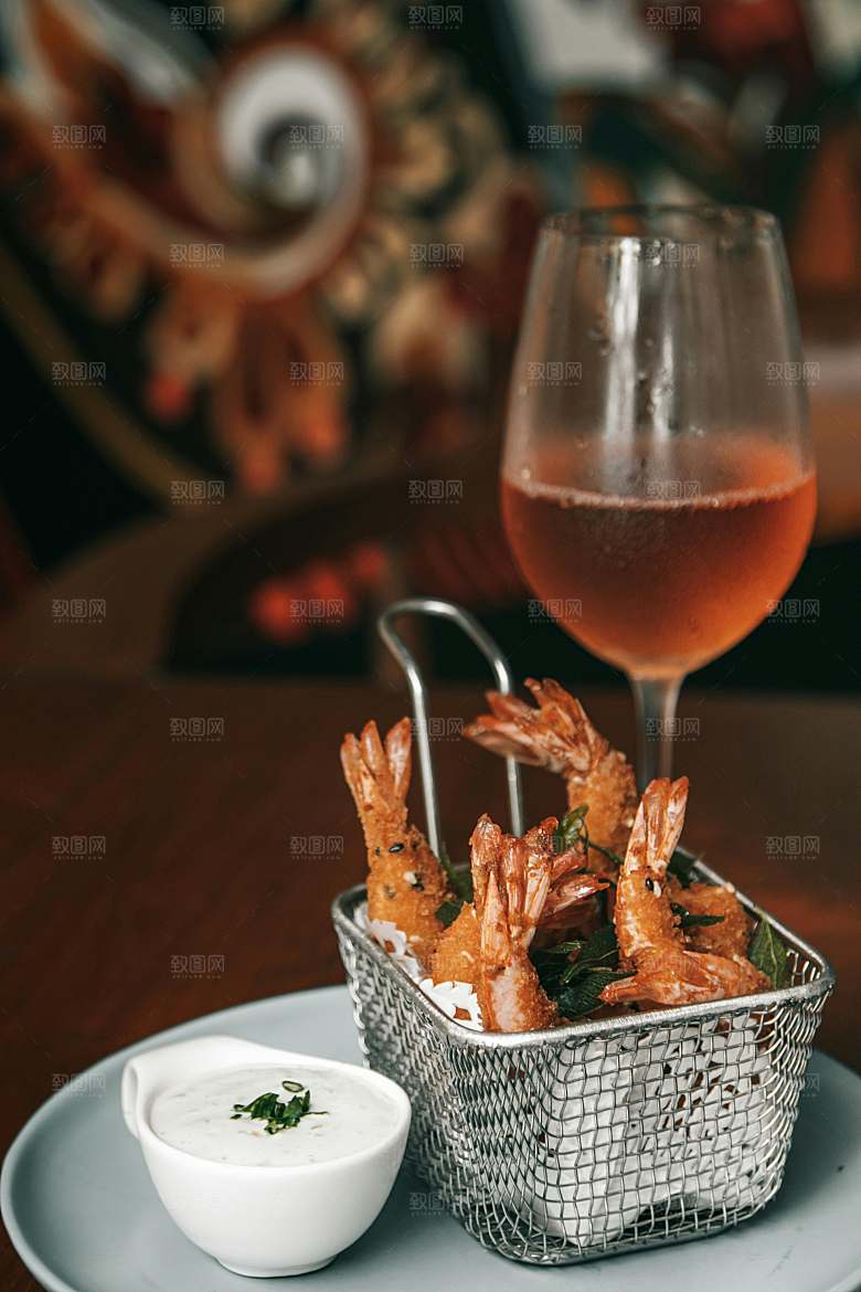 大虾鲜虾摄影素材