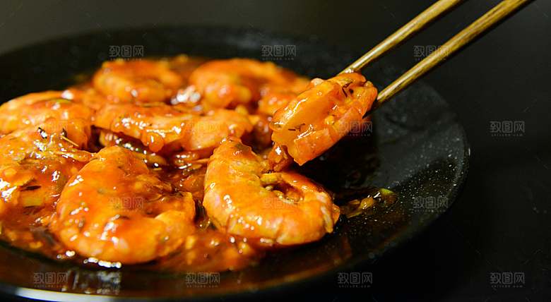 大虾美食菜品摄影