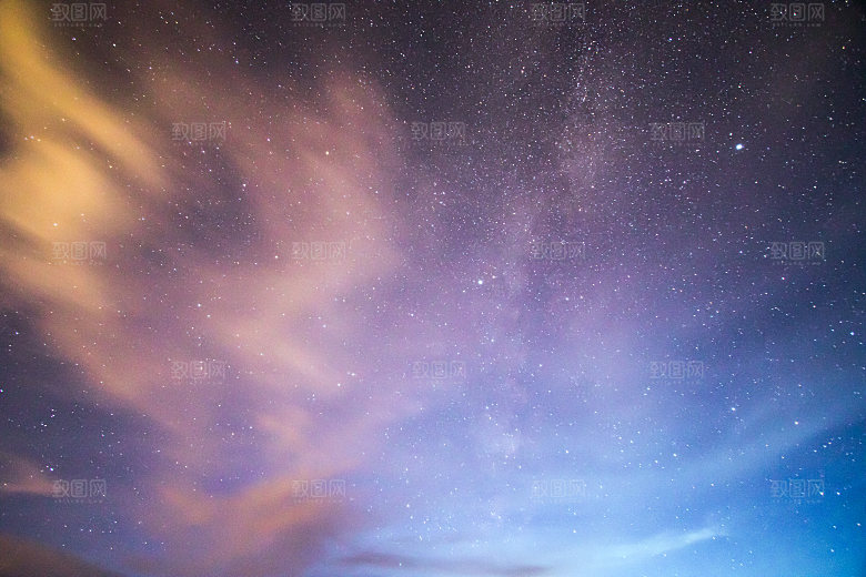 创意星空粒子星星夜空图片