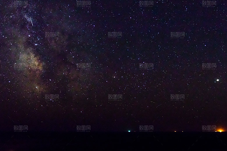 创意星空粒子星星夜空图片