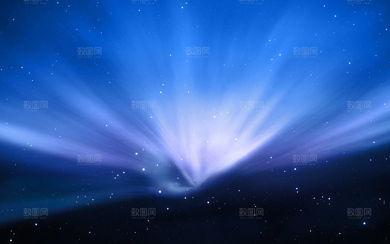 天空星空数字艺术