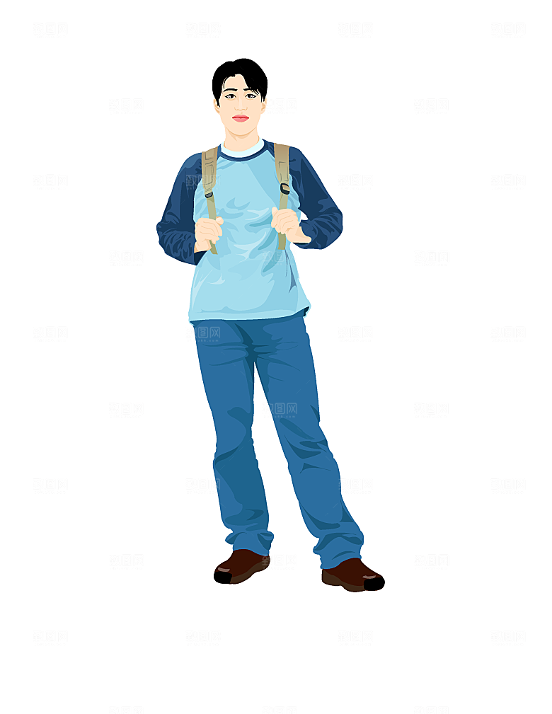 手绘女孩插画美女设计
