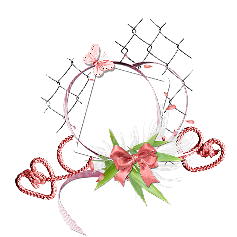 绿色花环边框文本框素材