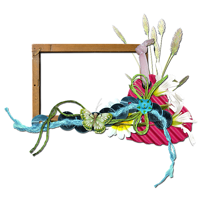 花朵鲜花手绘边框素材