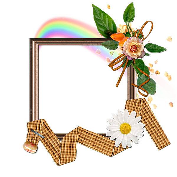 花朵鲜花手绘边框素材