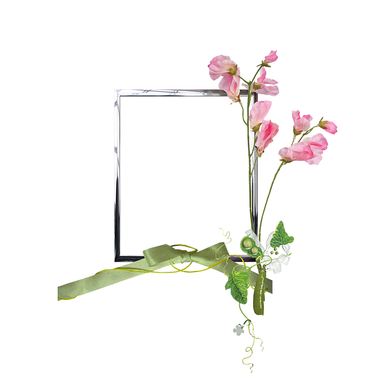 手绘花纹边框素材元素