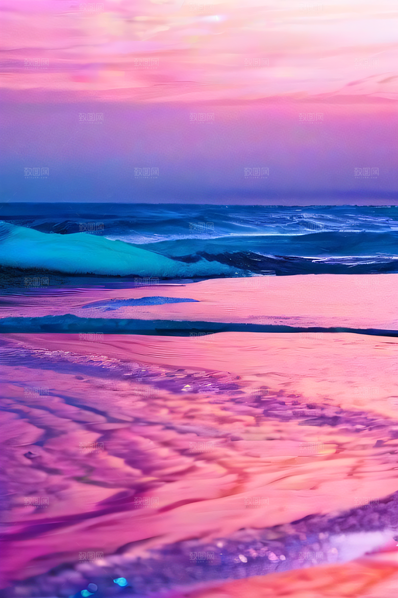 轻蓝色水晶绽放美景