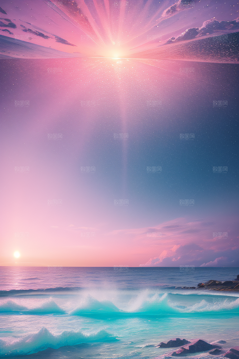 海滩上美丽的风景