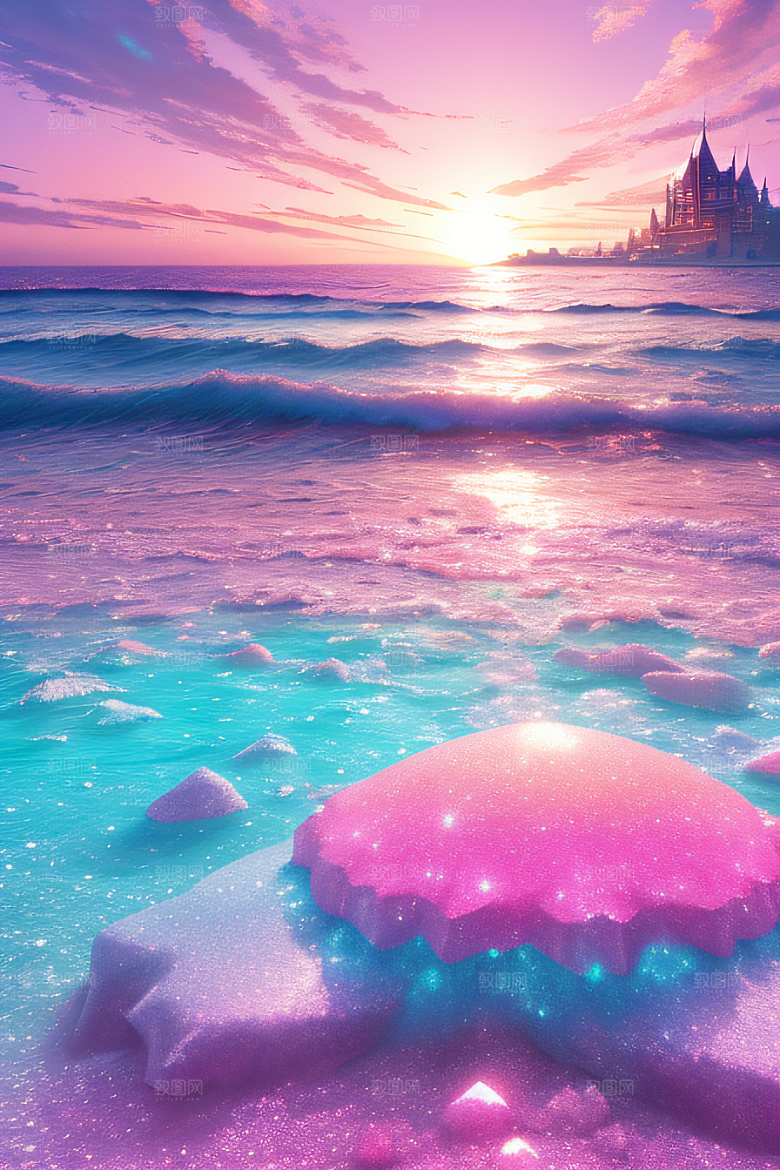 海滩上美丽的风景
