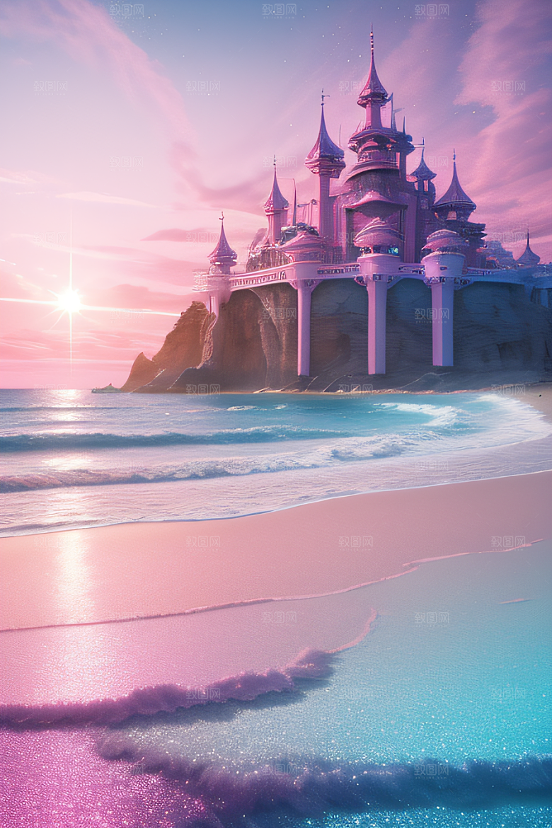 海滩上美丽的风景