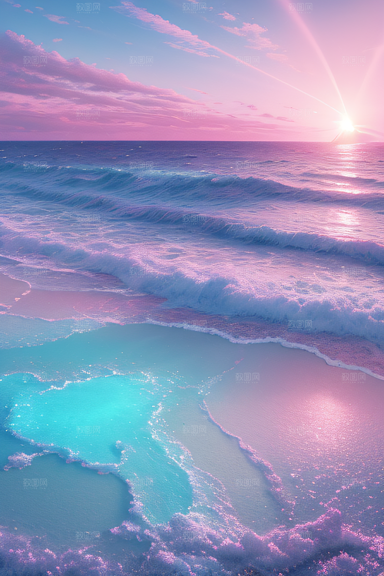 海滩上美丽的风景