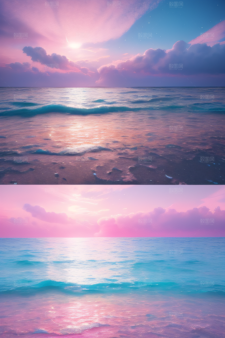 海滩上美丽的风景