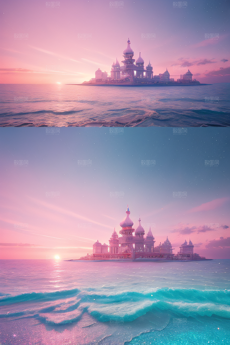 海滩上美丽的风景