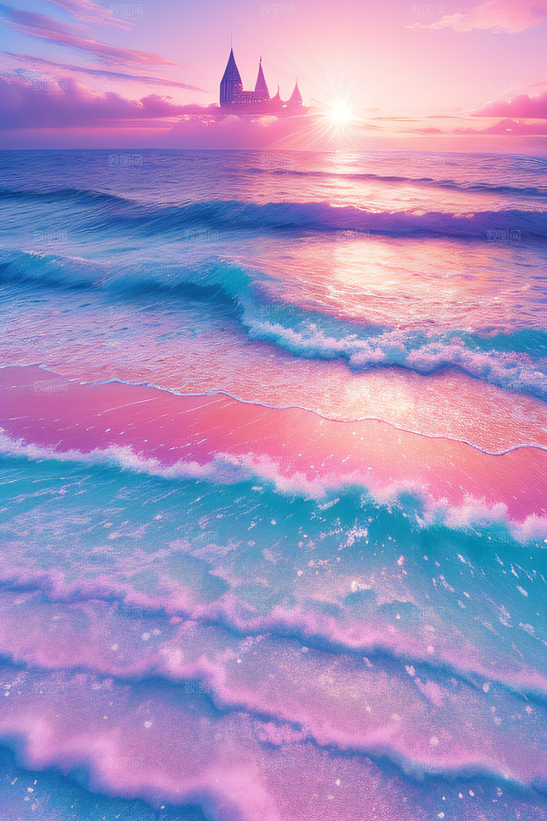 海滩上美丽的风景