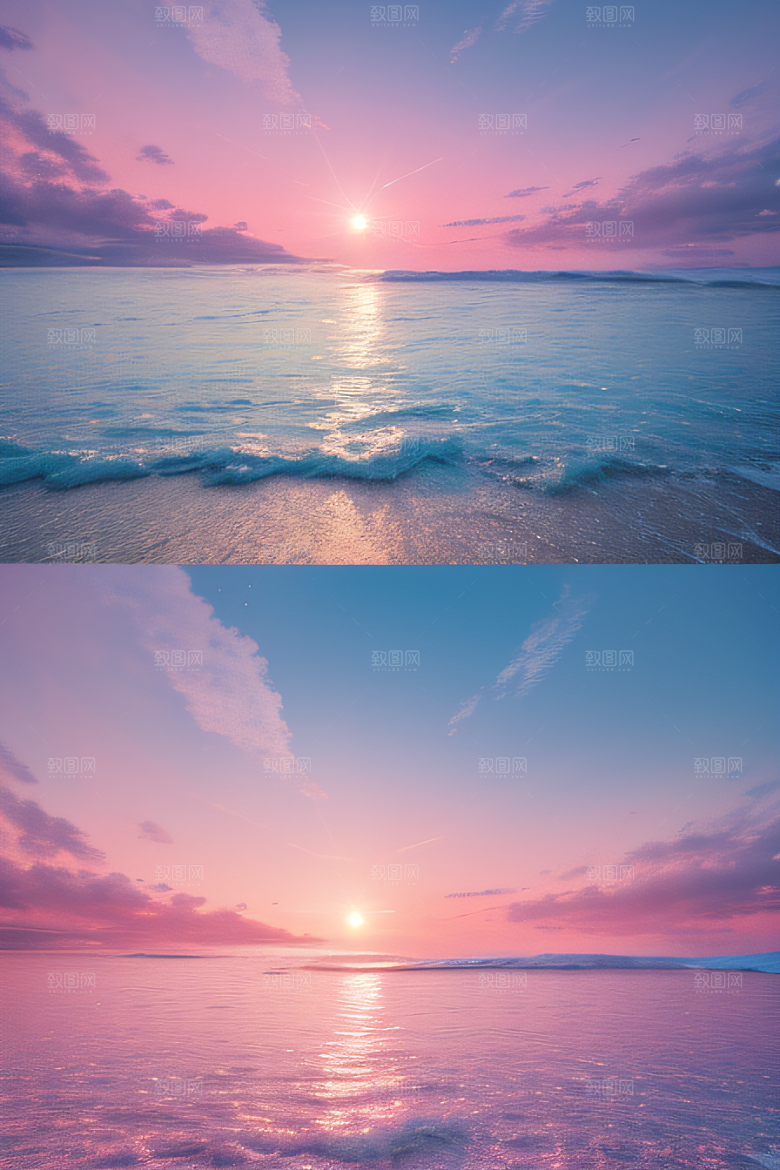 轻蓝色水晶绽放美景